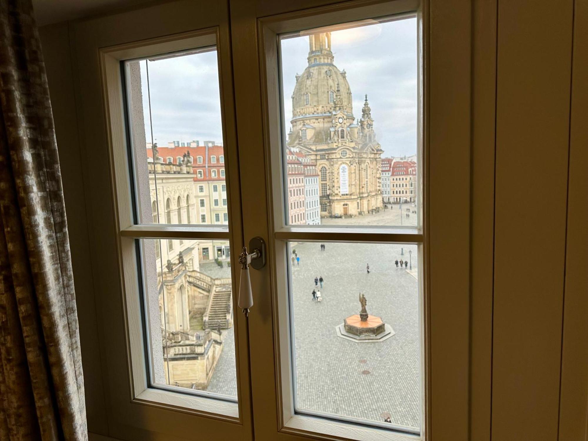 Exklusives Apartment Mit Einmaligem Blick Zur Frauenkirche - Parkplatz Kostenfrei 德累斯顿 外观 照片